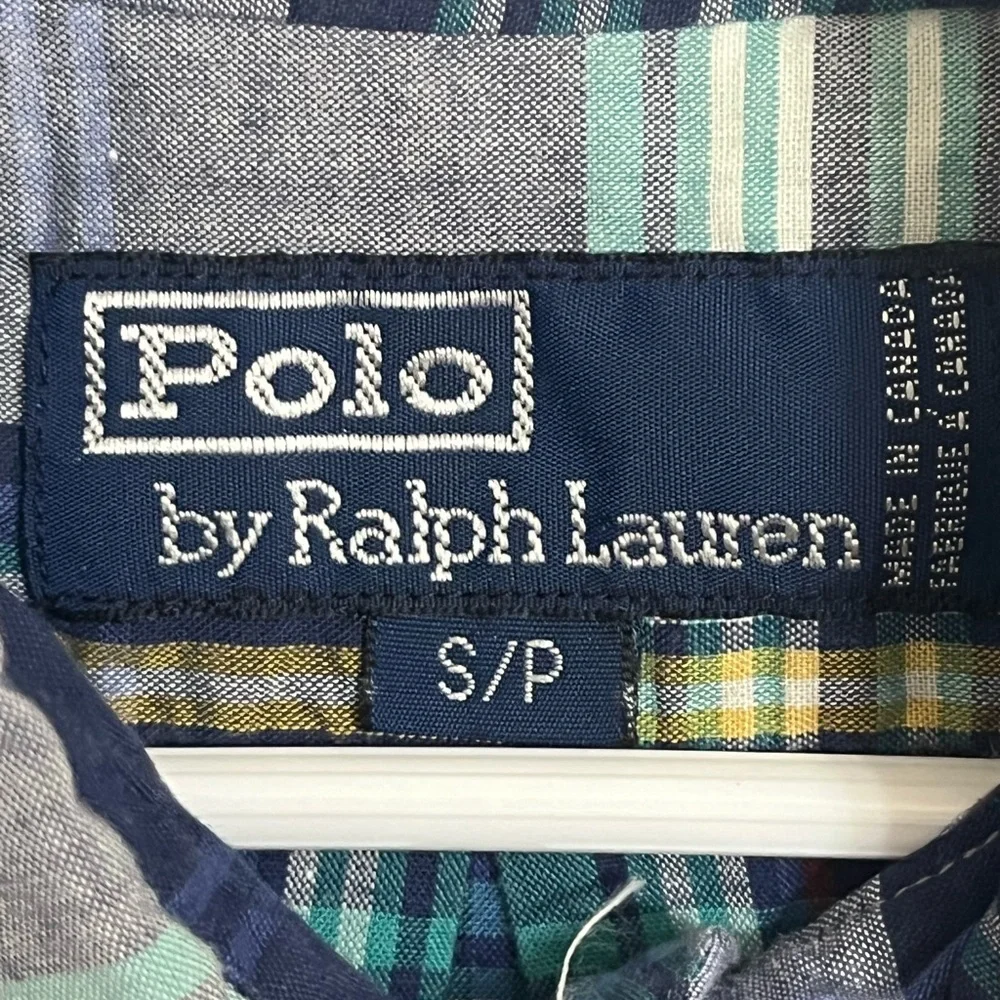 Boys Polo‎ Ralph Lauren Long Sleeve Button Down Shirt Size Small 100% Cotton